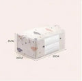 Large Capacity Foldable Clothes Storage Box with Handles Dustproof Zipper Container