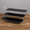 Multi-Tier Acrylic Display Stand Clear Riser for Cupcakes Jewelry & Figurines