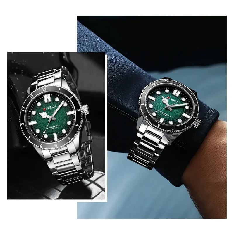Unisex Military Sport Watch Waterproof Night Light Quartz Timepiece