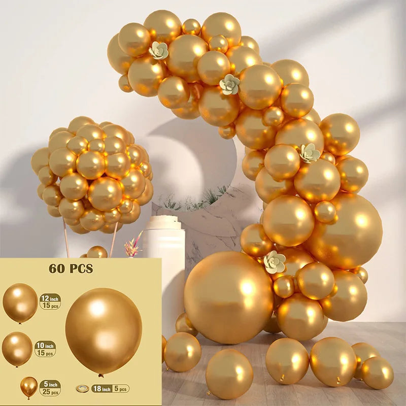 Solid Color Metal Balloon Wreath Arch Set for Wedding Birthday Party Christmas Halloween