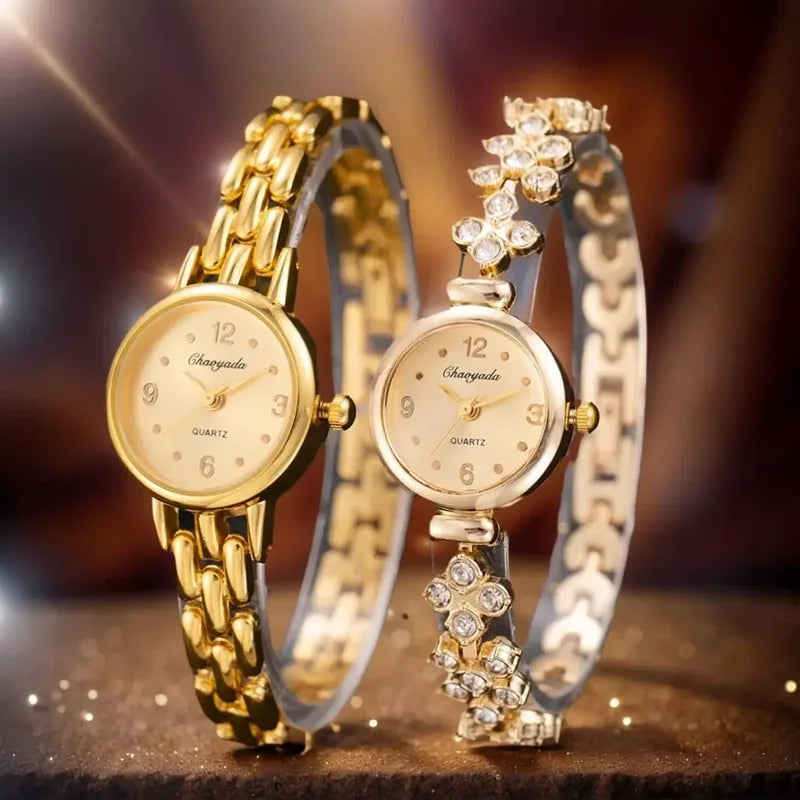 Mystery Watch Gift Box Set - Surprise Luxury Wristwatch with Alloy Band