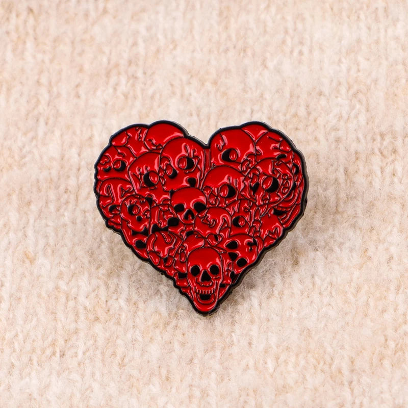 Halloween Skeleton Enamel Pin Brooch - Badges Lapel Pin Jewelry Accessory