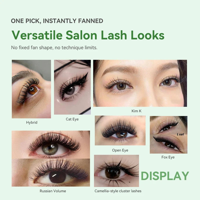 Pre-Made Volume Eyelash Extensions Fans - Multiple Curl, Thickness & Length Options
