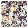 50PCS Waterproof Cartoon Sticker Pack for Skateboarding & DIY Decals