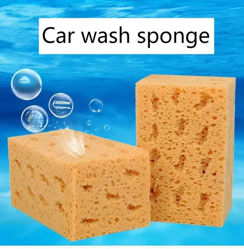 Large Honeycomb Car Wash Sponge Block for Vehicle & Home Cleaning