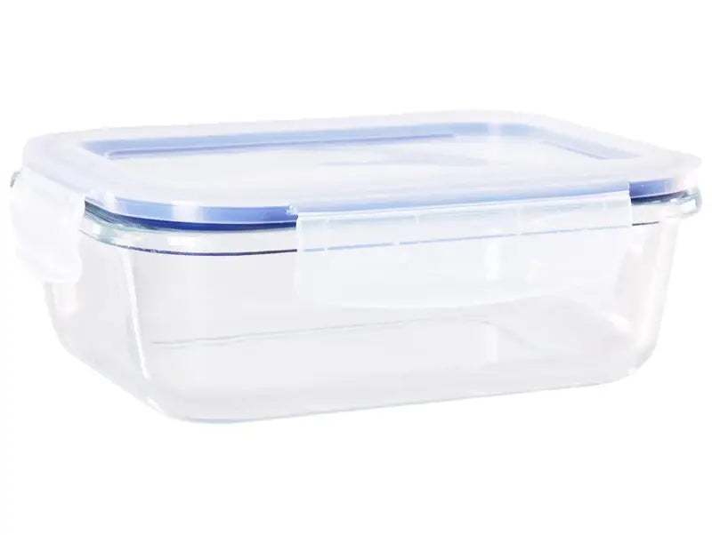 Glass Jar Set with Lock & Stock Lids - 640ml, 10 Pieces, Food Storage