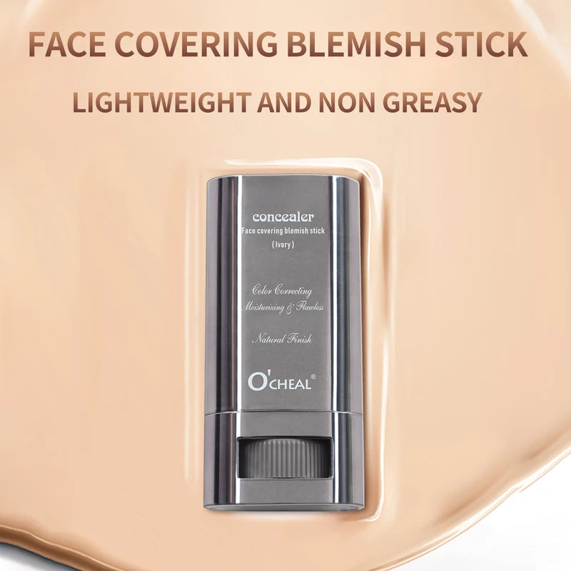Long-Wear Face Contour Stick for Foundation, Concealer & Bronzer - Lightweight Makeup Pen