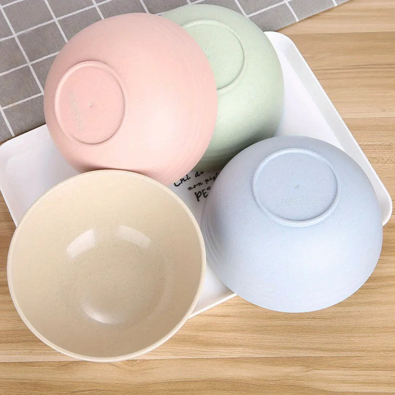 4-Piece Non-Fragile Grain Bowl Set - 24 Oz Microwave & Dishwasher Safe
