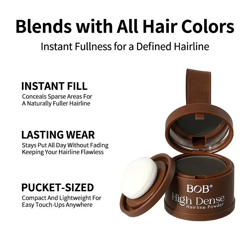 Hair Root Touch Up Powder Concealer Waterproof Sweatproof Lasting Hairline Cover