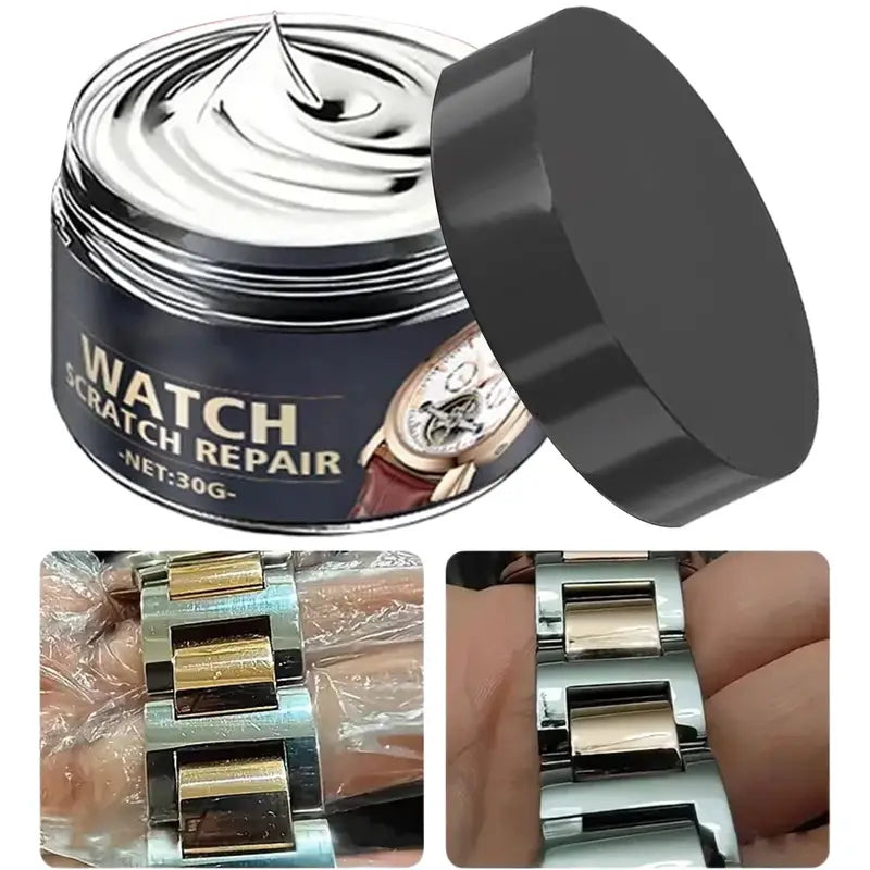 Watch Scratch Remover Kit for Stainless Steel - Portable Jewelry Cleaning & Maintenance