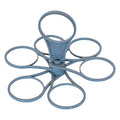 Foldable Beverage Cup Holder for Outdoor Picnics and Parties - 6 Slots, Reusable, Portable