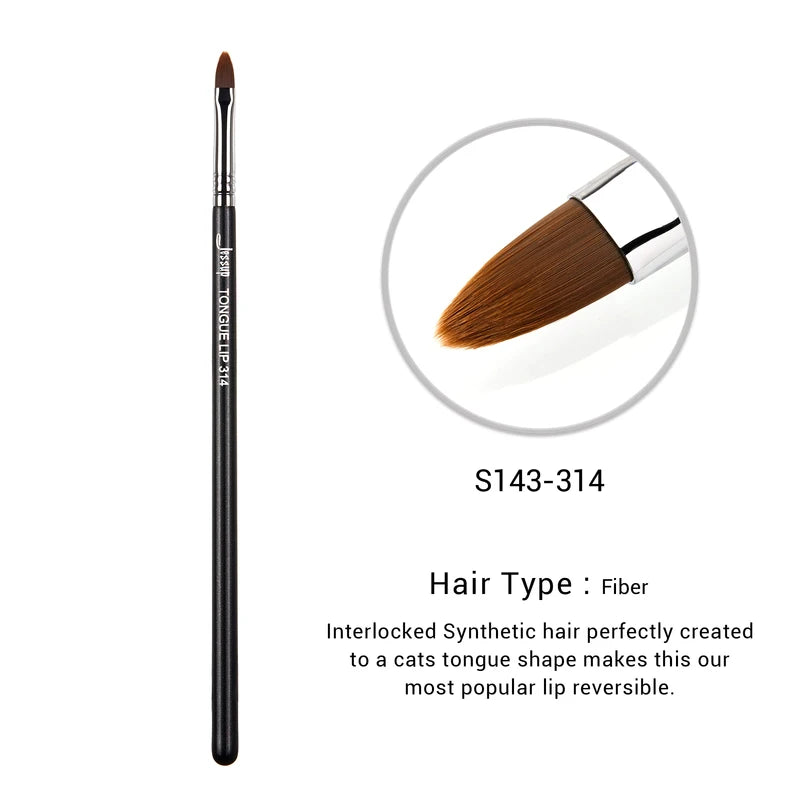 Jessup Lip Brush - Professional Small Lip Contour & Lipstick Application Tool