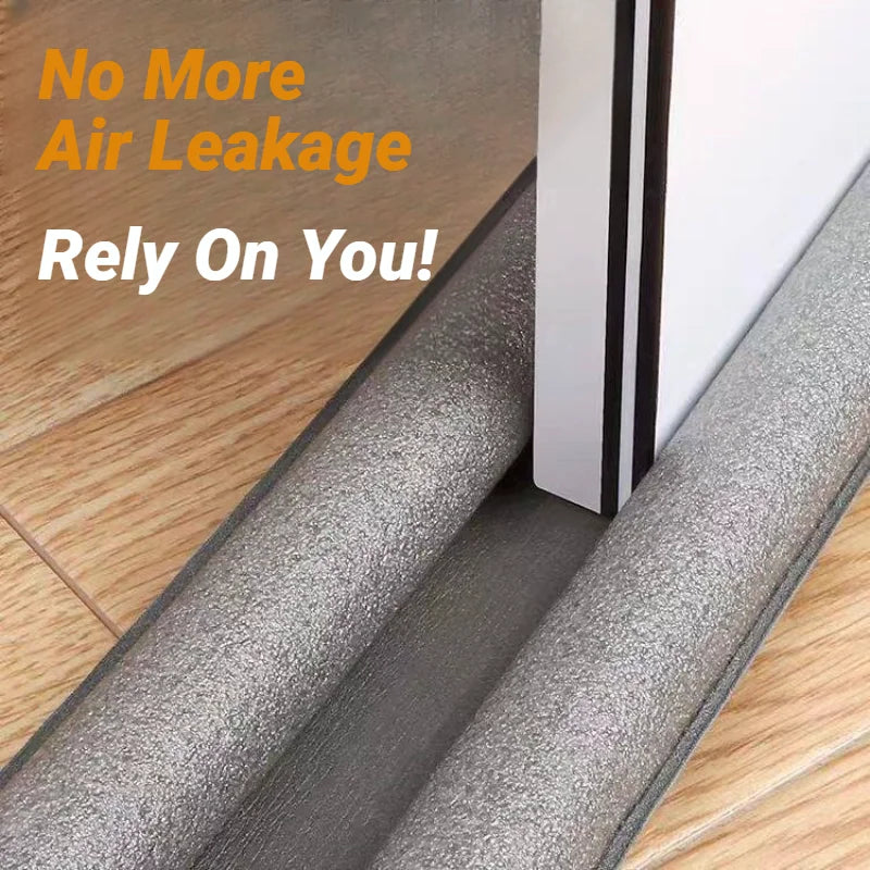 Flexible Door Bottom Sealing Strip Weatherstrip Dustproof Windproof Noise Insulation