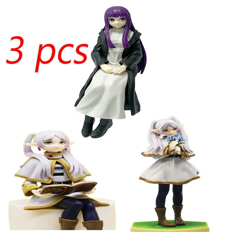 14cm Anime Girl Action Figure - Frieren Beyond Journey's End Noodle Stopper Collectible Model Toy