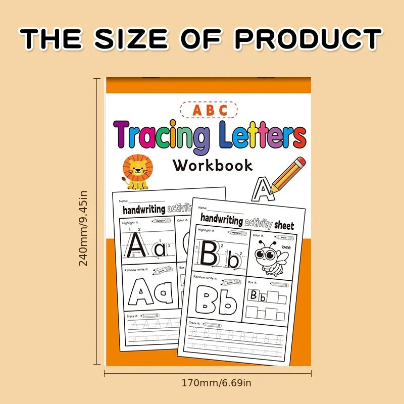 Children's Alphabet Practice Book for Preschoolers - Handwriting & Learning Exercises