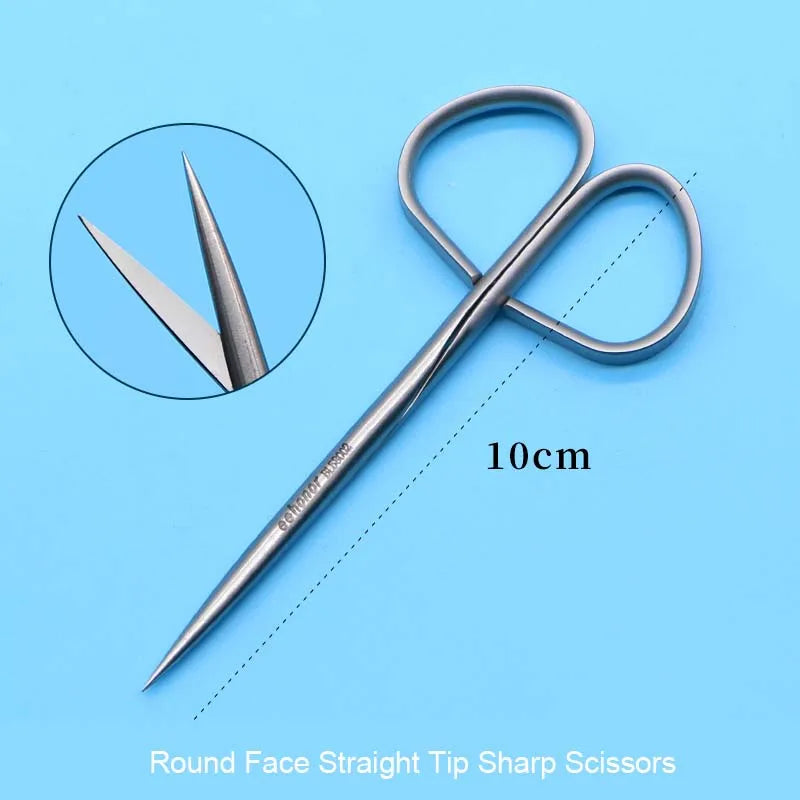 Eyelid Surgical Scissors Fine Tweezers for Ophthalmic & Beauty Use