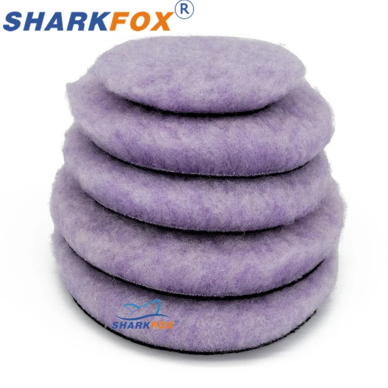Purple Wool Polishing Pad for Car Paint Buffing and Waxing