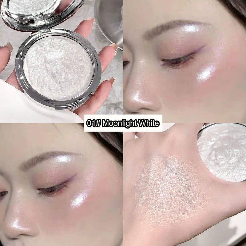 Colorful Face Highlighter Palette Natural Glow Waterproof Glitter Makeup Set