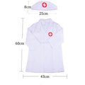 Children Cosplay Doctor Costume with Accessories for Halloween Role Play