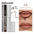 Long Lasting Waterproof Lip Stain & Lip Liner - Matte, Pointed End, 4 Colors