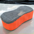 Extra Large Car Wash Sponge Honeycomb Coral Cleaning Block - Orange