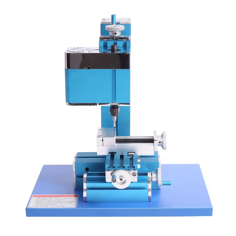 36W Mini Metal Milling Machine with Variable Speed DIY Tool for Wood & Metalworking