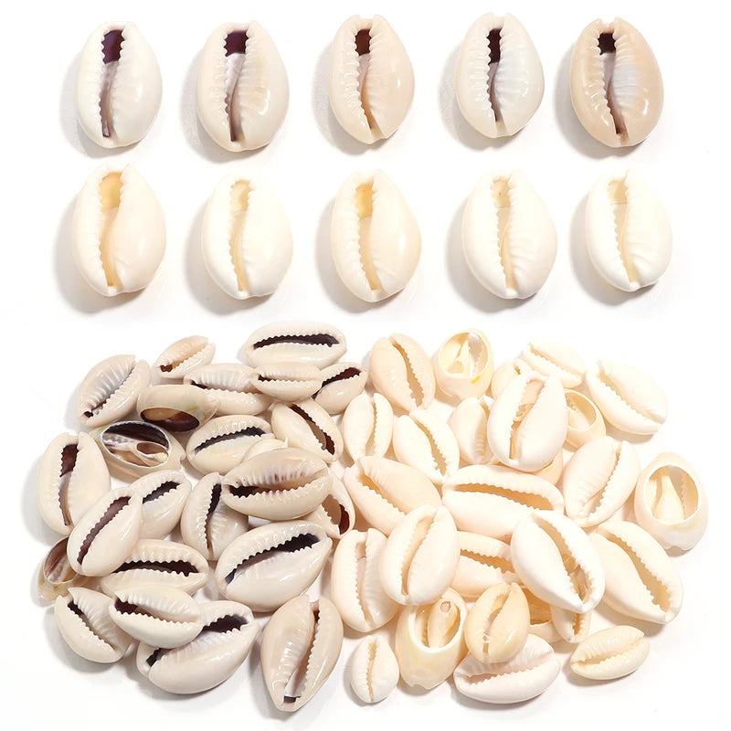 Natural Sea Flower Snail Shell Beads for Jewelry Making Loose Spacer Beads DIY Crafts