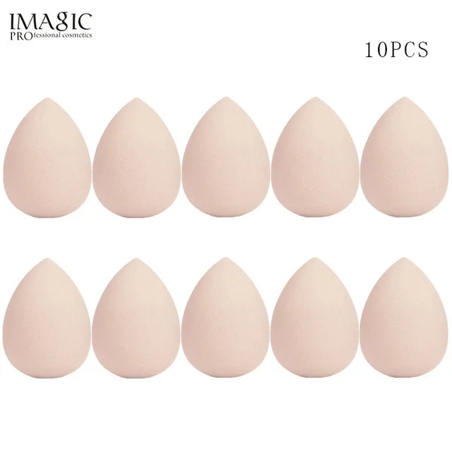 10Pcs Makeup Blender Sponge Set - Wet & Dry Foundation & Powder Blenders