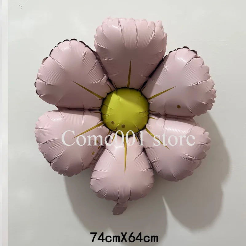 Outdoor Picnic Balloons Set - Flower, Daisy, Ladybug Theme for Birthday & Baby Shower