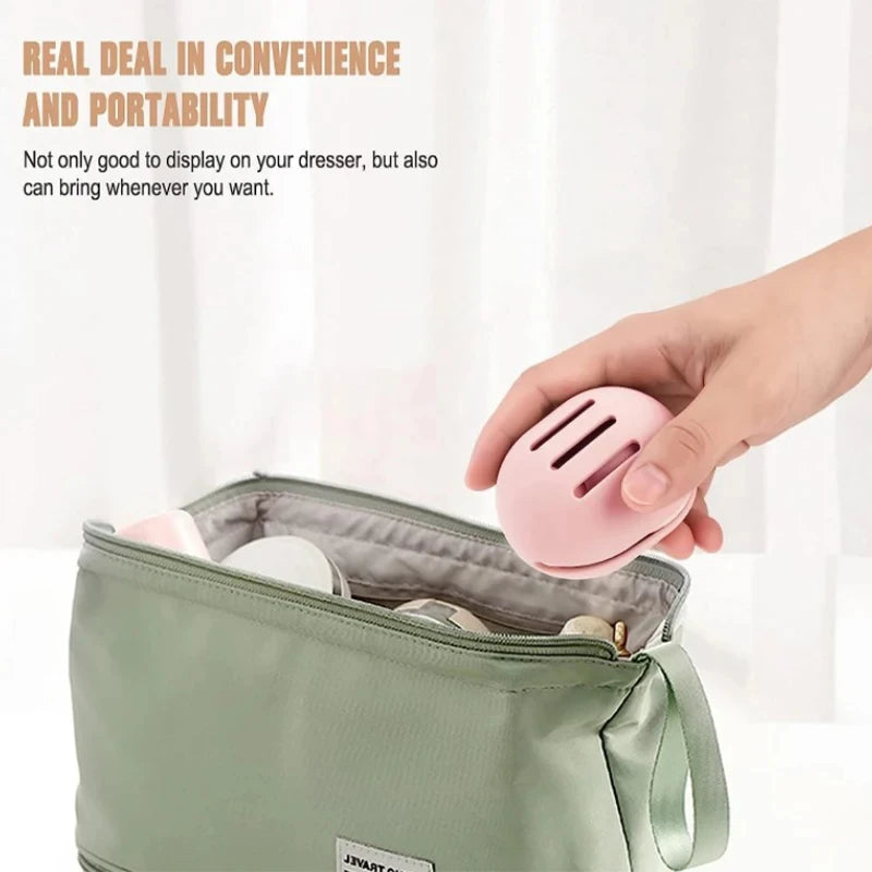 Eco-Friendly Silicone Makeup Sponge Holder Case Multi-Hole Travel Storage
