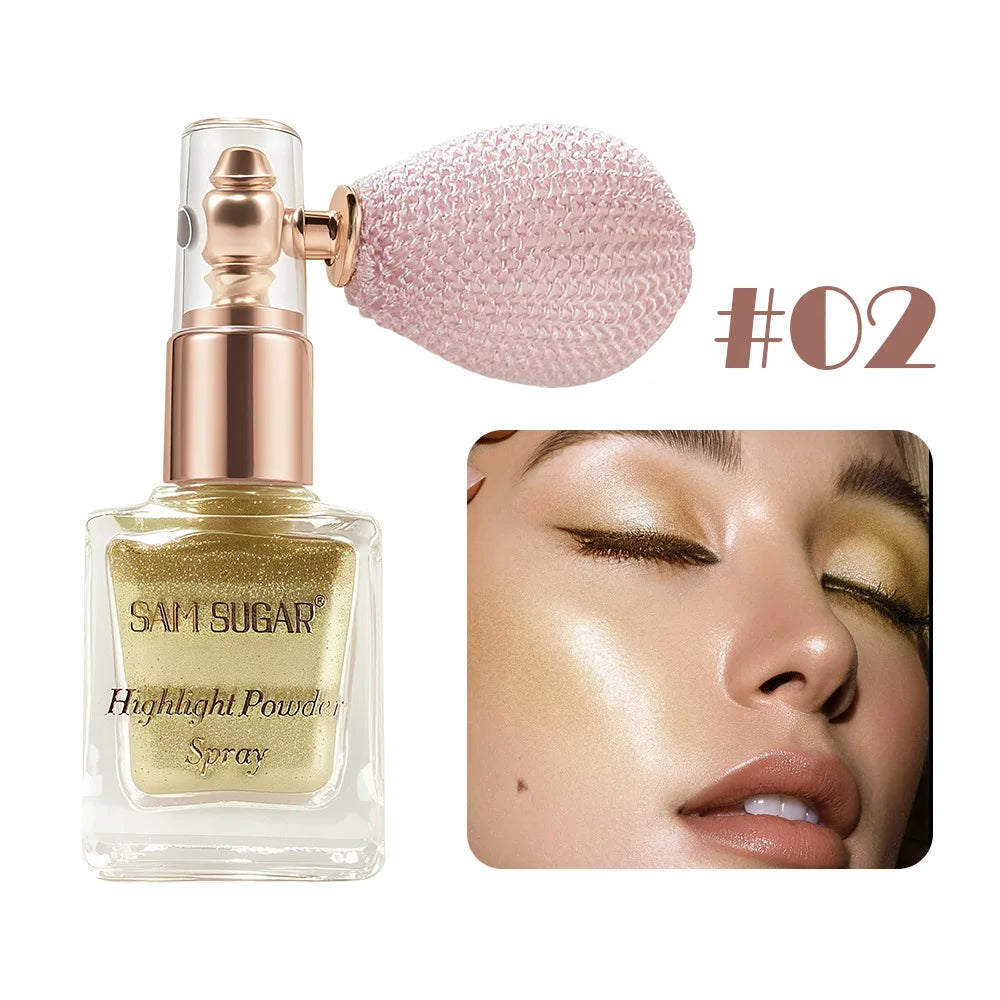 Face & Body Shimmer Spray - Dewy Highlight Mist for Radiant Skin
