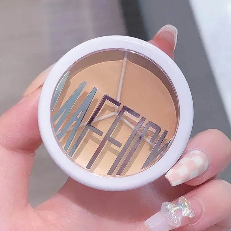 3-Color Concealer Palette for Dark Circles Blemishes Face Makeup