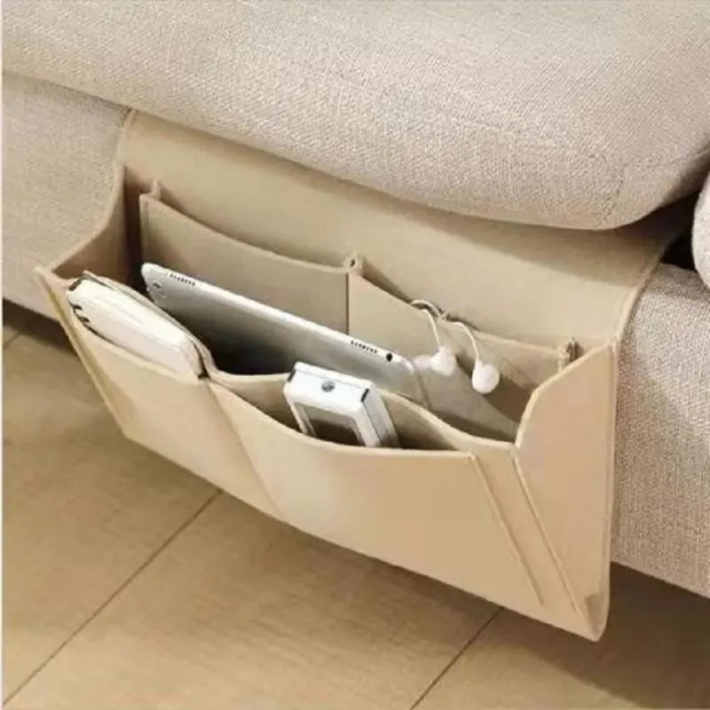 Hanging Bedside Storage Bag for Mobile Phones, Remote Controls & Household Items