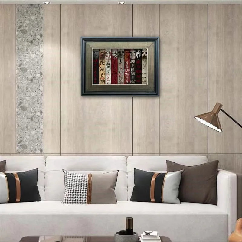 DIY Diamond Painting Kit for Home Decor - Movie Characters Collage