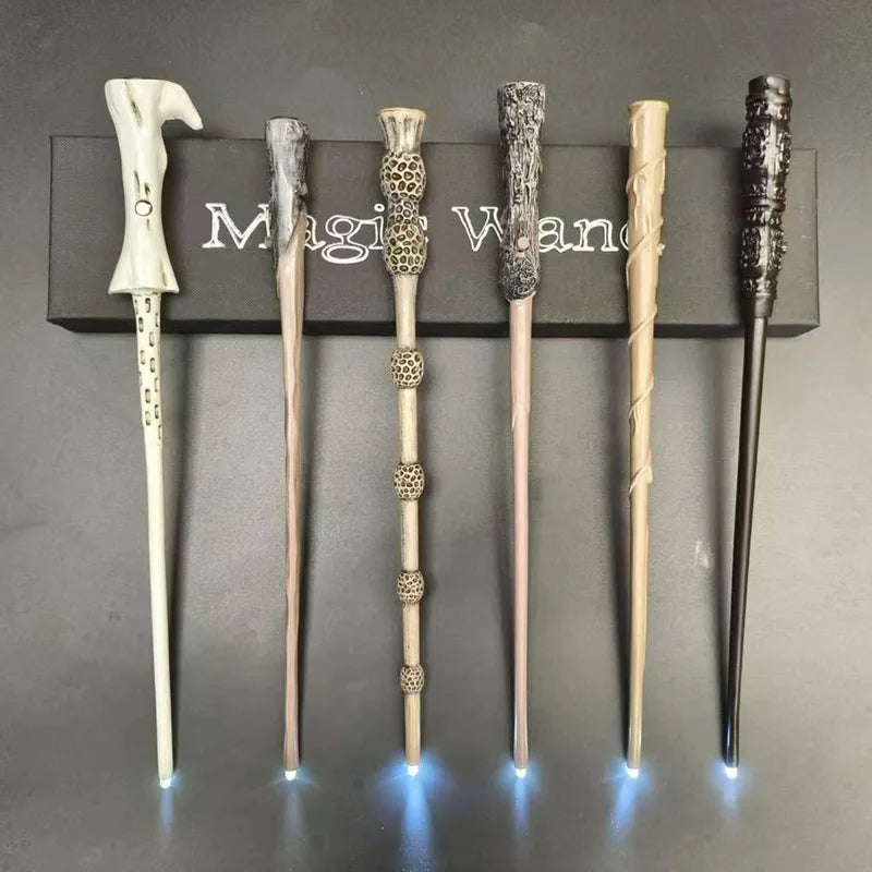 Harry Potter Glowing Wand LED Light Toy for Role Play Halloween Party Gift