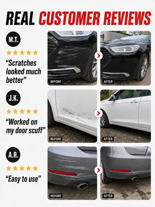 Car Paint Scratch Remover Paste for Vehicle Surface Care - Swirl Marks Repair & Polishing Wax