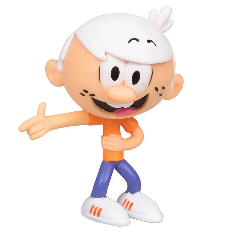 8pcs The Loud House Action Figures Set 5-8cm Collectible Toys