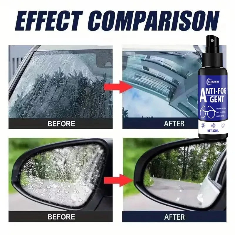 Anti-Fog Spray for Glasses and Goggles - Long-Lasting Clear Vision Solution