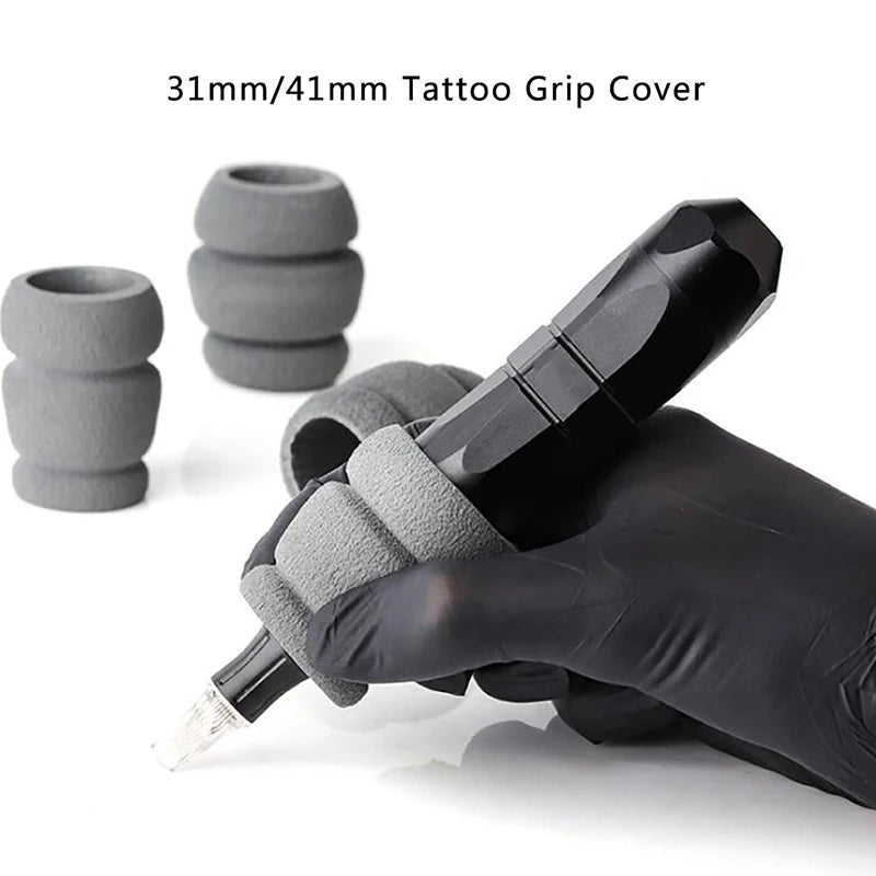 Tattoo Grip Cover Memory Foam 31/41mm Vibration Absorption Accessory
