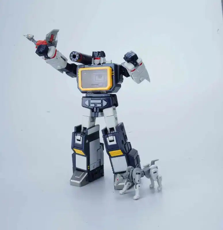 Transformable Action Figure Robot Toy - 11cm Mini Soundwave with Tape Conversion