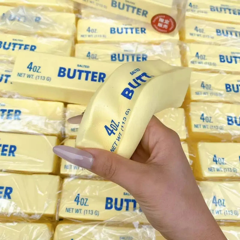 Stress Relief Butter Stick Silicone Squeeze Toy for Desk Office Anxiety Fidget Gadget