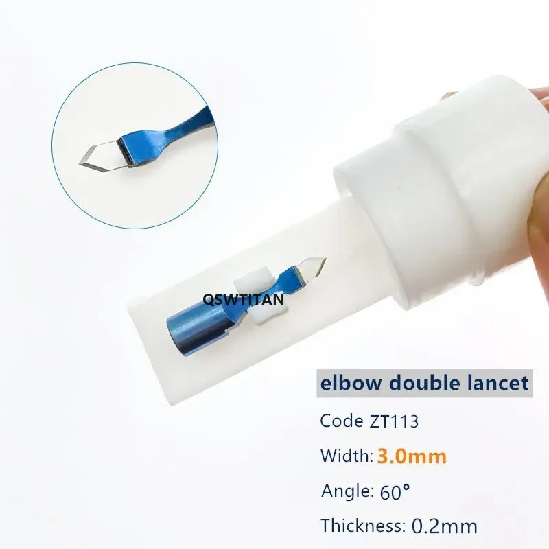 Sapphire Keratome Blade for Ophthalmic Surgery - Medical Instrument