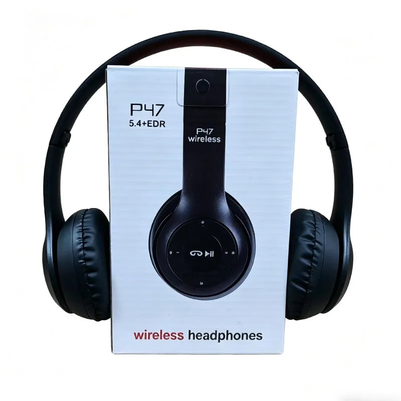 Wireless Bluetooth 5.0 Over-Ear Sports Headset with Foldable Design