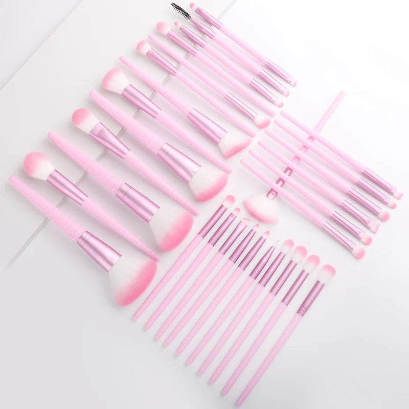 Professional Makeup Brush Set 30 Pcs Synthetic Face & Eye Cosmetic Tools