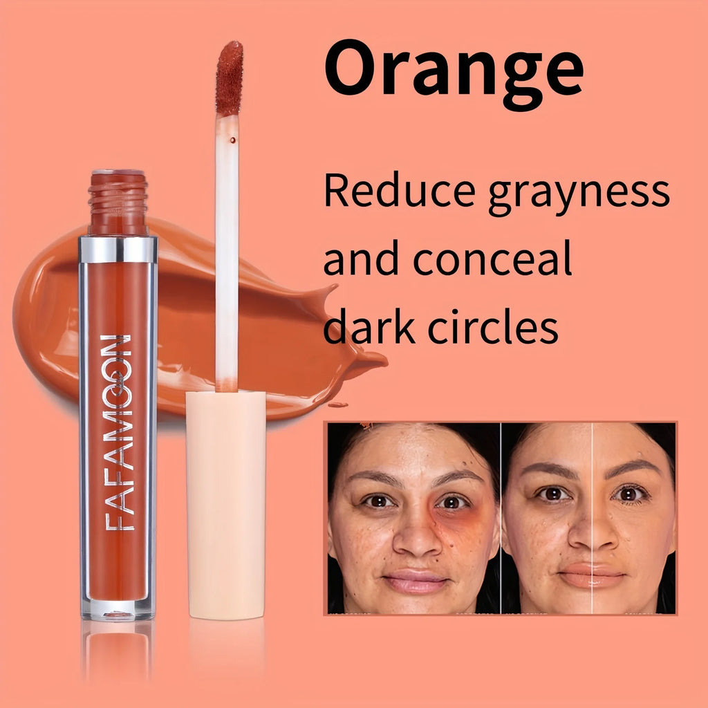 Full Coverage Liquid Contour Makeup for Dark Circles & Dull Skin Natural Finish