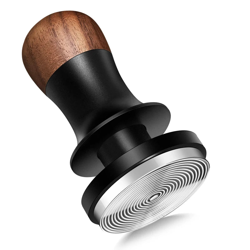 Professional Espresso Coffee Tamper with Spring Loaded Calibration and Sound Feedback