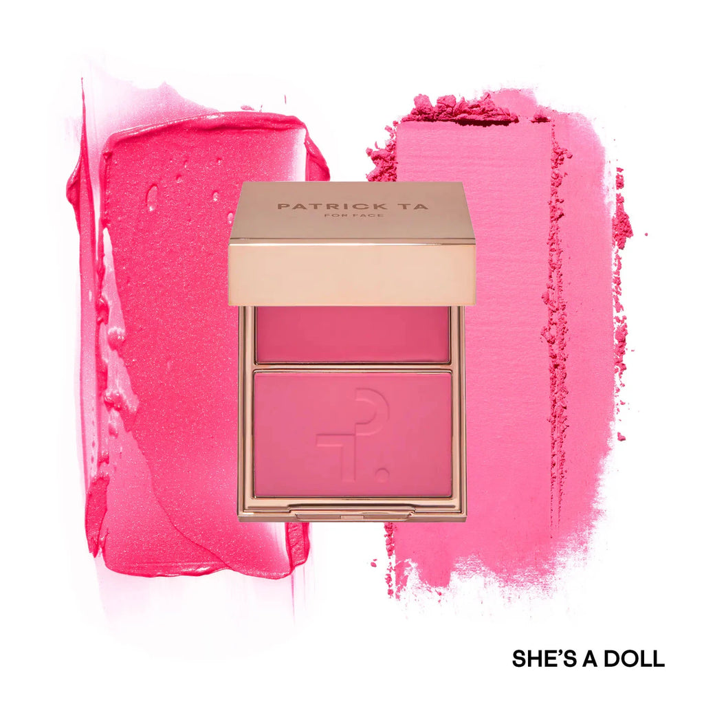 Longlasting Waterproof Matte & Shimmer Face Blush Powder - Contour & Cheek Makeup