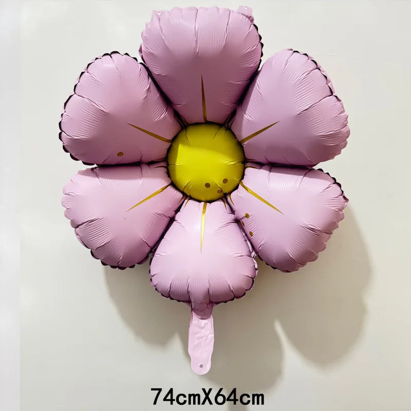 Outdoor Picnic Balloons Set - Flower, Daisy, Ladybug Theme for Birthday & Baby Shower