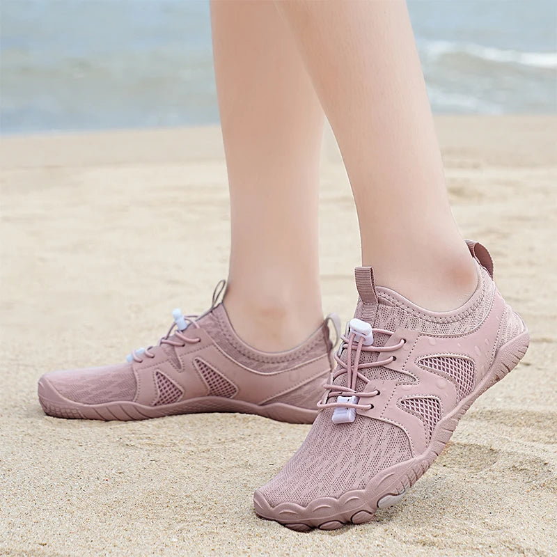 Unisex Water Shoes Quick Dry Anti-Slip Aqua Shoes for Beach & Pool, Breathable Fitness Sneakers
