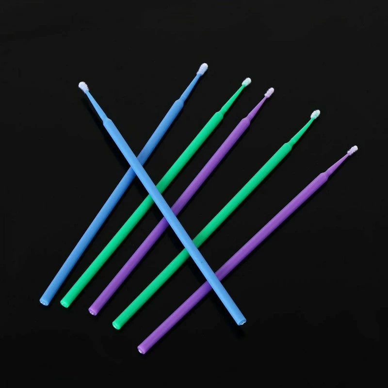 100Pcs Paint Brush Set for Touch-up Auto & Hobby Painting - Disposable Fine Tip Applicators
